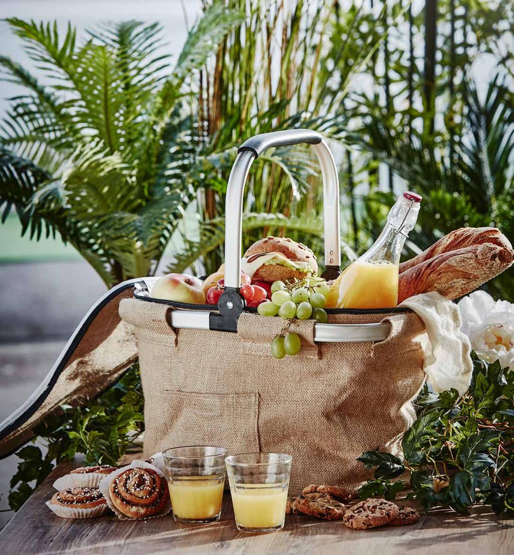 PICKNICKPLÄD MAROCKO Picknickpläd i fleece från Bercato med axelrem och plastad