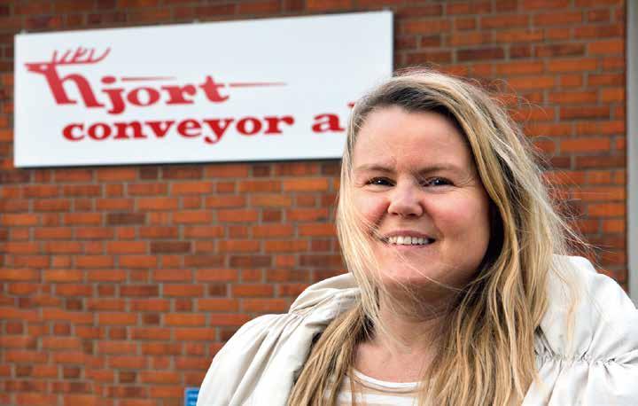 Karin Sverkersdotter, säljare på Hjort-conveyor AB. Våra kunder är trygga med Demag Hjort-conveyor AB har sedan många år ett nära samarbete med Dematek.