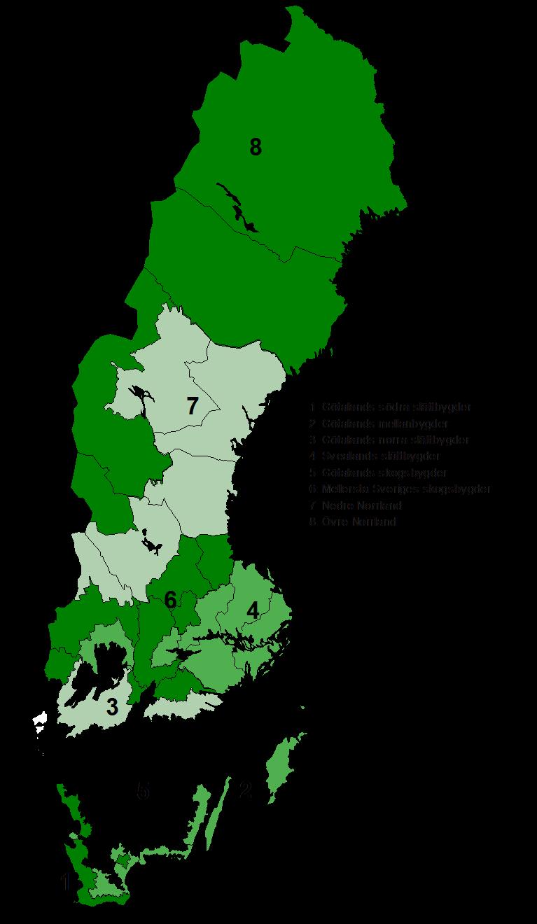 Jordbruksverket FÖRDJUPAD DOKUMENTATION AV STATISTIKEN 11(42) Karta Produktionsområden: 3.3 Mätinstrument Materialet för denna undersökning samlas in via enkät.