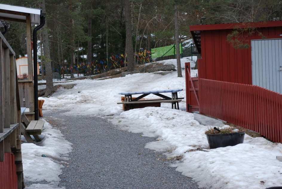 SID 5 (6) Förskolans utemiljö idag, vy mot söder. Tidigare ställningstaganden Promenadstaden översiktsplan för Stockholm I Promenadstaden definieras planområdet som gles stadsbebyggelse.