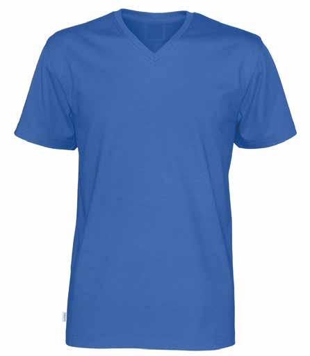 Pos. 3 Kortärmad T-shirt (V-ringad) 160 gram, herr 100% bomull, 160 g/m 2 (160 g/m 2 +_ 10%)