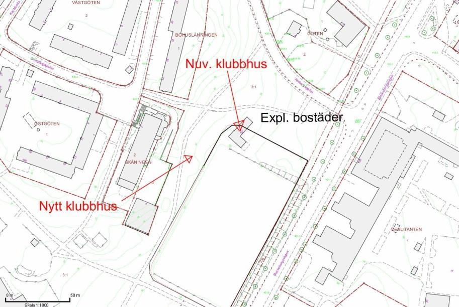 Sida 2 (5) Sammanfattning I samband med en planerad bostadsbebyggelse vid Södra Ängby BP i Blackeberg, behöver en befintlig service- och klubbhusbyggnad rivas och ersättas med en ny och något större