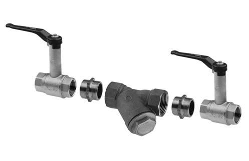 Tillval Silsats Silsats ) Aggregat typ Typ Anslutningsdimension Kv-värden Filter Ventiler 2) FOCS/W/B040 SS80/V 80 00 47 FOCS/W/B050 SS80/V 80 00 47 FOCS/W/B055 SS00/V 00 54 67 FOCS/W/B065 SS00/V 00