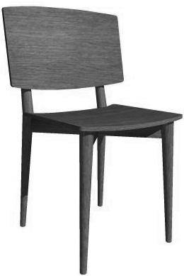 Chair in ash or oak. Bets + 430:- Stained Ek - Oak 3 748:- Ask - Ash 4 028:- 79 49 48 OAK S-049 79 49 48 Stol i ask eller ek, klädd sits.