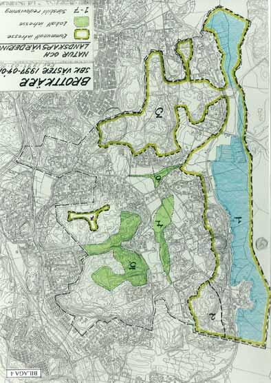 7/24 FÖRUTSÄTTNINGAR OCH FÖRÄNDRINGAR Mark och vegetation Naturvärden Planområdet ingår i Göteborgs kust- och skärgårdsområde, som har natur- och kulturvärden av riksintresse men som ej skall hindra