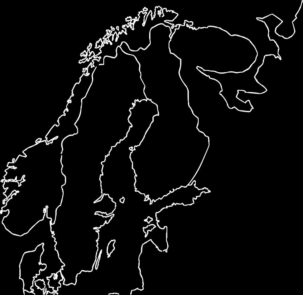 Planerade lokaliseringar avseende Gasum:s nordiska Stationsnät