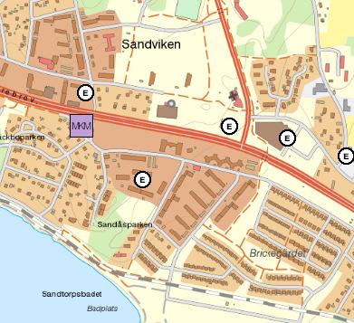 Bjälklag Fasadmaterial Yttertak Fönster Teknik Värmekälla Uppvärmningssystem Ventilation Komfortkyla OVK Sophantering Hissar Betong Tegel Papp 3-glas El Luftvärmepumpar samt förvärmd tilluft FTX Via