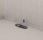 Rolla SCHÖNOX HA eller ifix på golvet och upp på väggen för uppviket. Mät ut första våden av SCHÖNOX WSF (ska monteras vid golvbrunnen), den ska vikas upp på väggen med 50 mm.