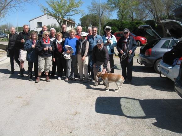 Vandring søndag den 5. april 2015 i Petite Camargue.