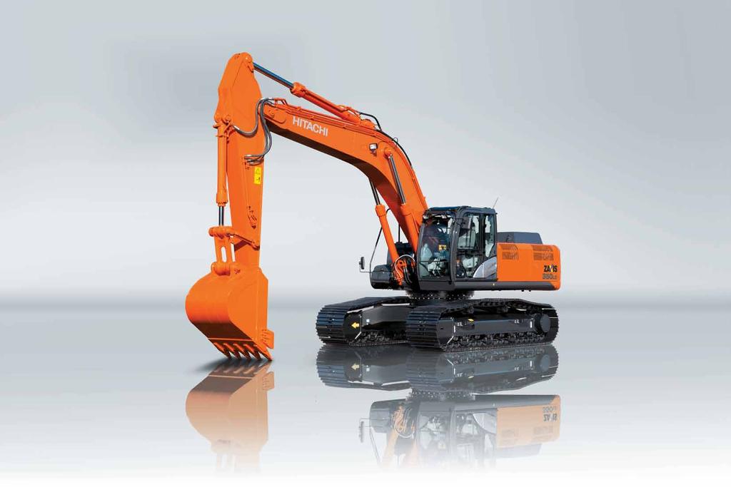 Konstruktionen på nya Hitachi ZAXIS 350 medelstora grävmaskin är inspirerad av ett mål förstärka vår vision.