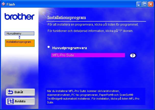 2 Sätt på datorn. (För Windows 2000 Professional/XP måste du vara inloggad som administratör.) 3 Sätt in bifogad CD-skiva i CD-läsaren.