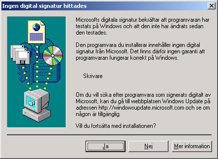 För användare av Windows 2000 Professional Kom ihåg att följa anvisningarna 1 till E på sidorna 16-18.