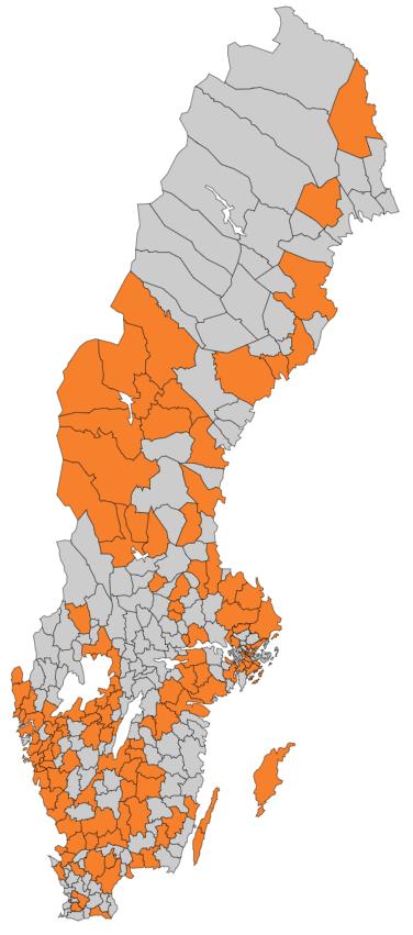 Medlemmar Totalt 236 medlemmar Varav 163 användarorganisationer 73 är tjänsteleverantörer Av användarorganistationerna är