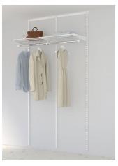 Vedum Linneskåp 60 cm Lucka Elsa vit Handtag