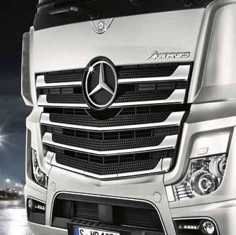 Det lilla extra för vardagen Flexibla, praktiska, snygga och inspirerande Mercedes-Benz Originaltillbehör till Actros bidrar på flera olika sätt till att arbetet i fjärrtrafik går lättare och blir