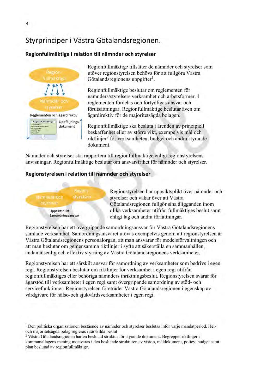 38 Svar på remiss Policy för styrning i Västra Götaland - HSNS 2017-00011-2 Svar på remiss Policy för styrning i Västra Götaland : Remiss av policy för styrning i Västra Götalandsregionen 4
