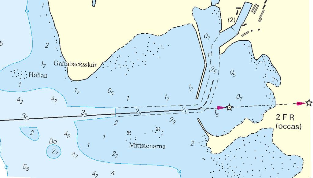 13 Nr 221 Max length 115 m, max beam 20 m and max draught 7,0 m. Tugboat assistance is maintained in accordance with what is stated in the general guidelines. Position: ap.