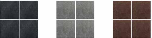 Black 212 Antracite 20x20 Grey 20x20 Chocolate 20x20 5 6 7 8 Antracite 10x10 Grey 10x10 Chocolate 10x10 Antracite 10x10 Grey 10x10 Chocolate 10x10 Klinker WC/Dusch/Tvätt Vägg Concept