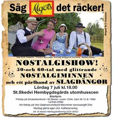 Invigning av utställning SSIK:s idrottshistoria som visas på Stora Skedvi hembygdsgård mellan 22/6-13/8 2018 Naturpass finns