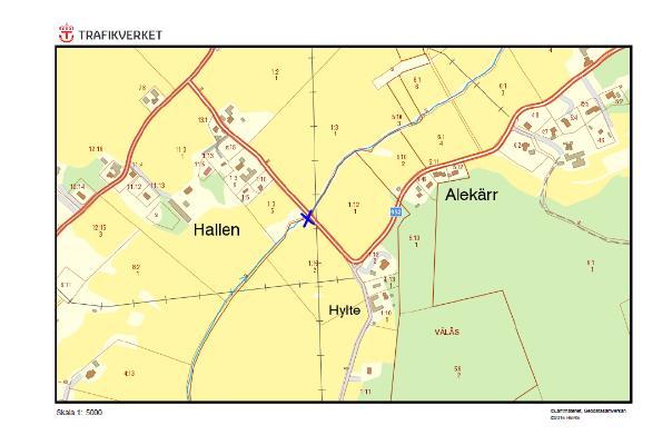 Trafikverkets prioriterade alléer och vägträd N 952, Hallen, HYLTE Vägträd ID på karta 11 Vägnummer N 952 Namn Hallen, HYLTE Gammalt namn och ID - Östra sidan - Norra sidan - Västra sidan - Södra