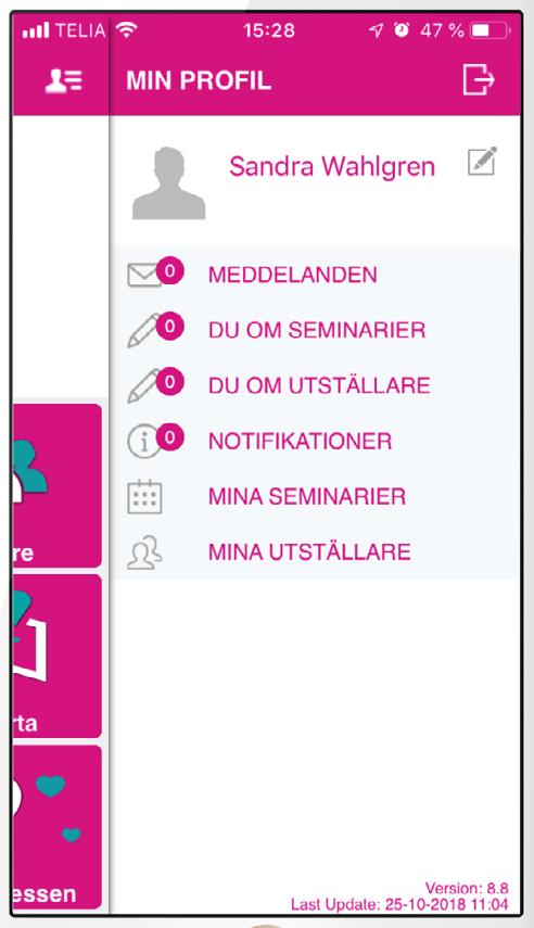 10 UNDER BESÖKET PÅ SACO STUDENMÄSSA Utgå ifrån Mina utställare och Mina seminarier, de finns på din profil. Lägg till kommentarer när du har pratat med en utställare eller gått på ett seminarium.