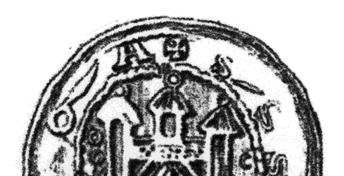 Fig. 22 Dbg 686 Dbg 686 har ännu inte blivit funnen i de svenska skattfynden. Likadant som Dbg 685 placerar Dannenberg denna typ under Heinrich V:s kejsartid (Dannenberg 1876:265).