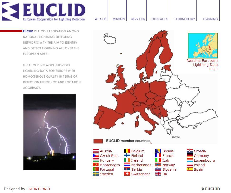 Lightning strikes statistical data from EUCLID (European Coperation for Lightning Detection) Modernt åsklokaliseringssystem i kombination med statistik från försäkringsbolag klargör
