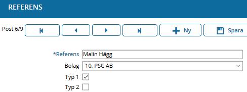 Matchningslogik Referens skannas på fakturan OM en