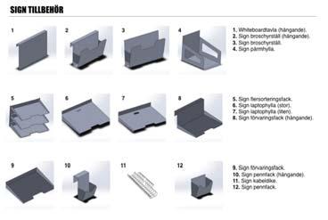 2986 1400x800mm Artikelnummer: 171140 3300 1600x800mm Artikelnummer: 171160 3582 1800x800mm Artikelnummer: 171180 3879 2000x800mm Artikelnummer: 171200 4176 XROZZ TILLBEHÖR SID 12 1 2 3 4 5 6 7 8 9