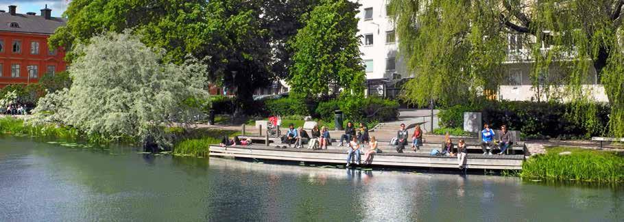 ETT LEVANDE ÅRUM Årummet samlar stadens centrala delar till ett sammanhängande och grönt rekreationsstråk tillgängligt för alla i Uppsala.