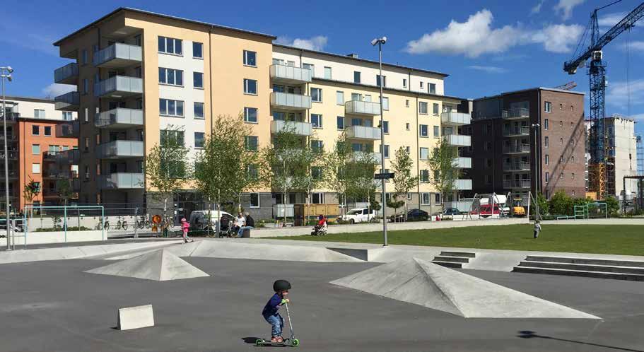 Området ska få en tydligare koppling till centrala staden, och nya byggnader och verksamhetslokaler ska tillföras för att få en mer blandad stad.