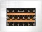 Integrerbara förvaringsskåp 45 45 45 WKEgw 582 GrandCru WKEgb 582 GrandCru WKEes 553 GrandCru Isoleringsglasdörr helt i nivå med köksfronten/ Integrerbart Relativ energiförbrukning: m