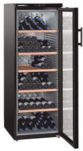 Fristående förvaringsskåp 60 60 60 WKb 4212 Vinothek WKb 3212 Vinothek WKb 1802 Vinothek Relativ energiförbrukning: A Energiförbrukning år / dygn: 168 / 0,458 kwh Max.