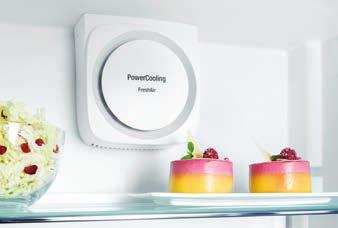 Kontrollpanelen visar när det är dags att byta filter. Nästan alla rostfria ståldörrar har en SmartSteel-yta. SmartSteel minskar de synliga fingeravtrycken markant.