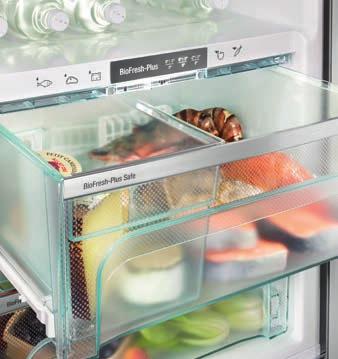 BioFresh-Plus erbjuder ännu större flexibilitet för individuell förvaring av matvaror.