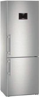 Fristående BioFresh kyl-/frysskåp 70 70 CBNPes 5758 Premium CBNef 5715 Relativ energiförbrukning: K ¹ Energiförbrukning år / dygn: 157 / 0,430 kwh ¹ Volym, netto totalt: 381 l (: 275 l, varav