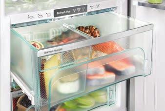 60 BioFresh-Plus erbjuder ännu större flexibilitet för individuell förvaring av matvaror.