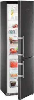 Fristående BioFresh kyl-/frysskåp 60 60 CBNbs 4815 CBN 4815 Relativ energiförbrukning: K ¹ Energiförbrukning år / dygn: 186 / 0,507 kwh ¹ Volym, netto totalt: 343 l (: 242 l, varav BioFresh: 94 l /