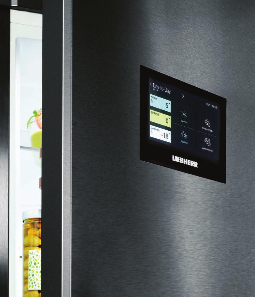 1954 Liebherr home appliances grundas i Tyskland 1966 Introduktion av FrostSafe-systemet 1971 Den första elektroniska kontrollen 1987 NoFrost-tekniken eliminerar behovet av avfrostning 1993
