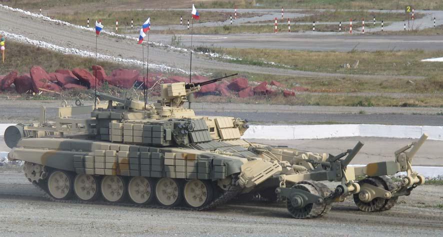 2013-02-15 Sida 23 (129) 4. Fordon 4.1. Minröjningspansarvagn BMR-3MS På mässan Oboronexpo 2012 visade man upp en ny version av minröjningspansarvagnen BMR- 3.