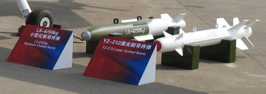 2013-02-15 Sida 69 (129) bombkroppen för glidflygning liknande det paket som återfinns på JDAM-ER (Extended Range). Vid Airshow China 2010 visades LS-6/100 och LS-6/50.