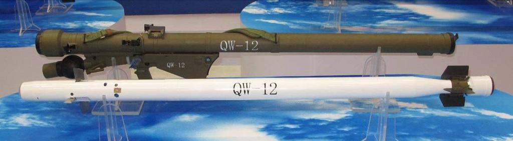 Sida 90 (129) 2013-02-15 13.14. QW-12 QW-12 är ett nytt kinesiskt bärbart luftvärnsrobotsystem.