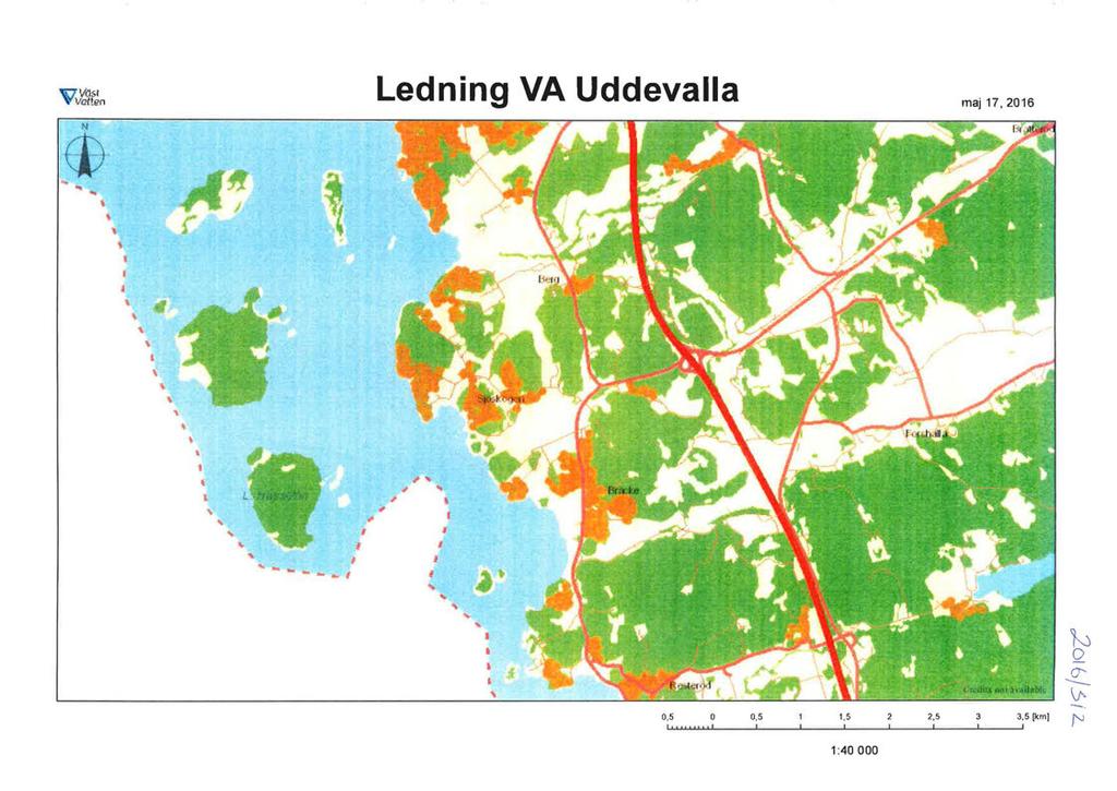 '\V VQst V Val hm N Ledning VA Uddevalla maj 17, 2016 " ' \ ' '