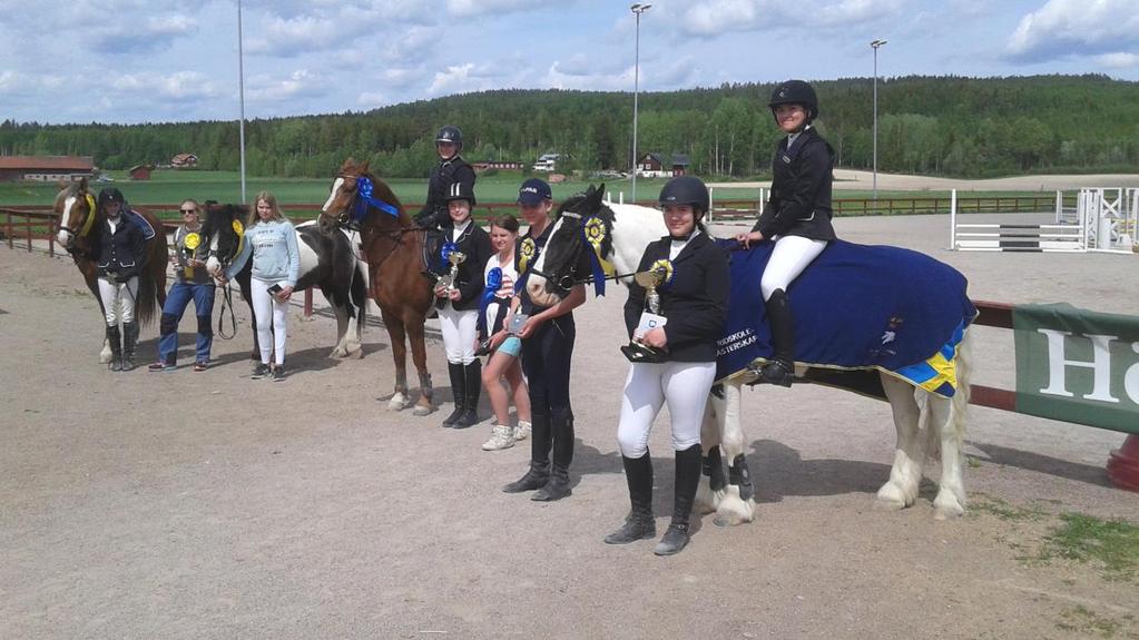 Hedemorabygdens RK kunde försvara sin seger från förra året. 1. Hedemorabygdens RK Matilda Almqvist Gustavo, dressyr, Emma Nilsson Sir Timothy, hoppning och Isak Näslund. 2.