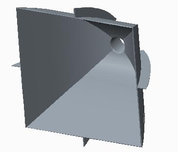 MODELL 2. Kalla denna part för FUNNEL. Ditt resultat blir FUNNEL.prt.