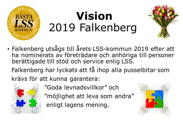 Falkenberg 2018-07-12 Frågor till samtliga politiska partier i Falkenbergs kommun inför valet 2018 Riksförbundet FUB (Föreningen för barn, unga och vuxna med utvecklingsstörning) utser varje år Bästa