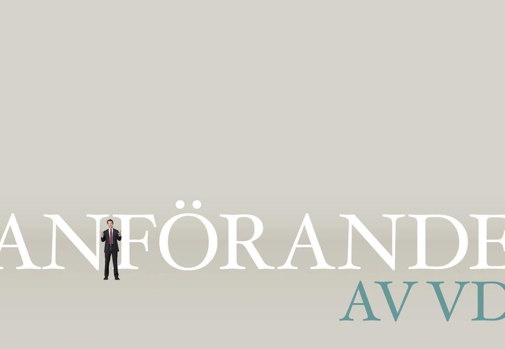 Anförande av VD