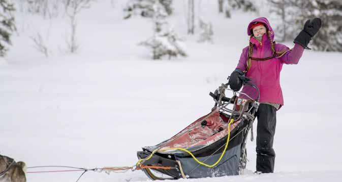 En tävling som inte varit möjlig att genomföra utan åtskilliga timmars träning i Frostviken. Det är en enorm frihet att få ge sig ut på fjället. Det är alldeles tyst, och bara jag och hundarna.