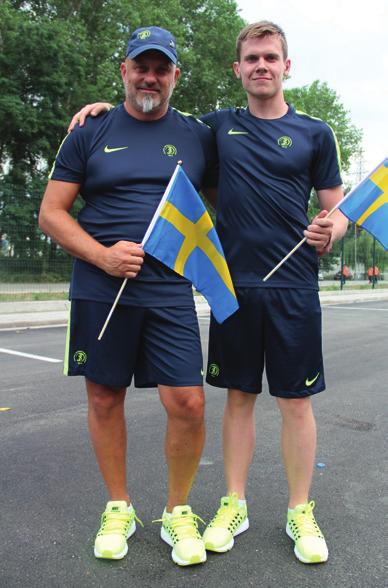 INTERNATIONELLA TÄVLINGAR Simning Robin Flyman tog sig inte till några finaler i simningen men satte flera personliga rekord.