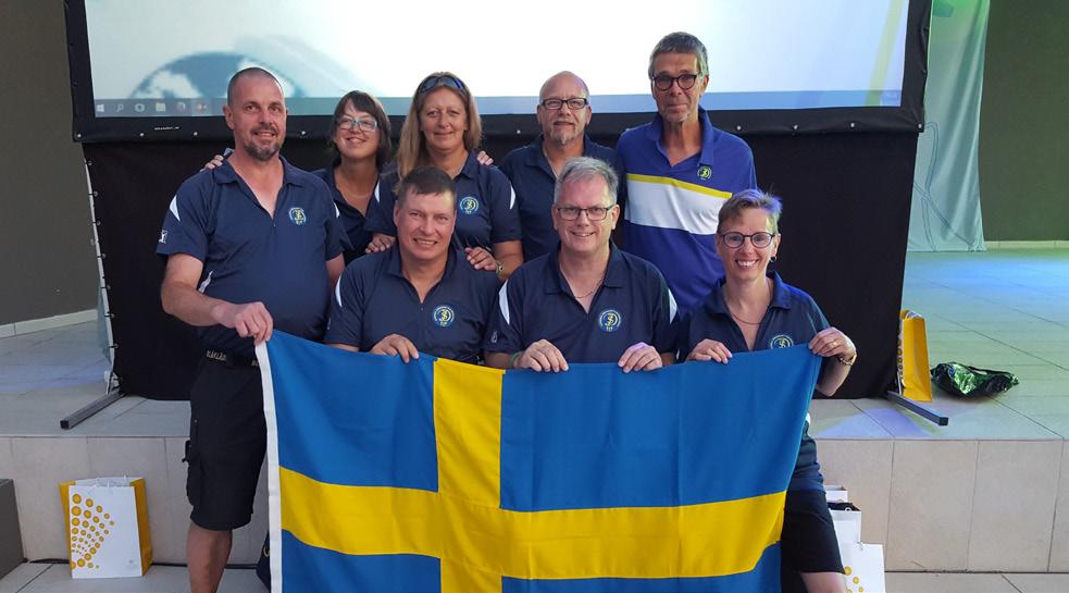 I lagtävlingen kom Sverige (Rimberg, Lindahl, Fransson och Wahlgren) på sjunde plats.